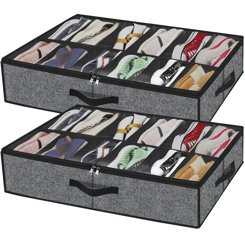 Unterbett Storage Organizer mit klarem Deckel