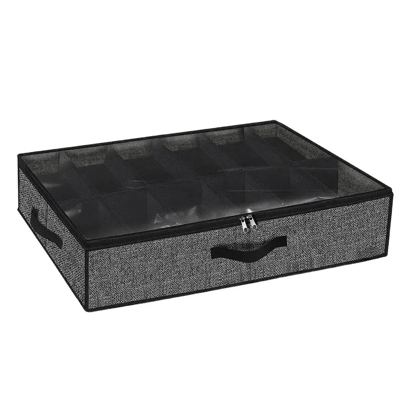 Unterbett Storage Organizer mit klarem Deckel