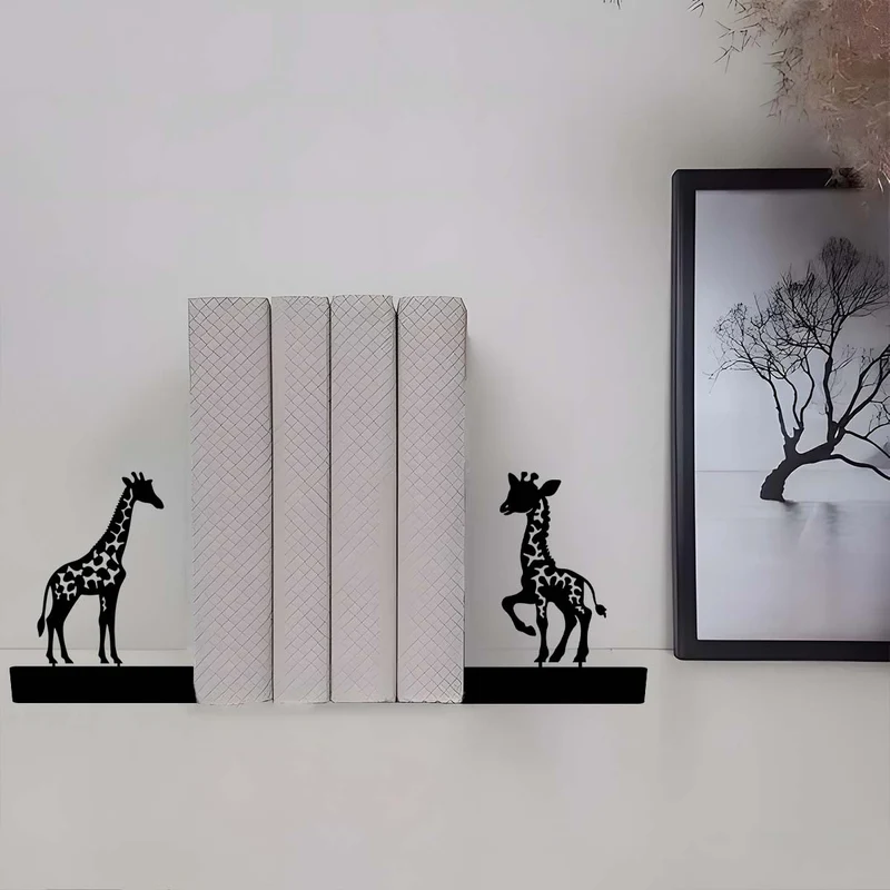 Künstlerische Giraffe Buchstütze