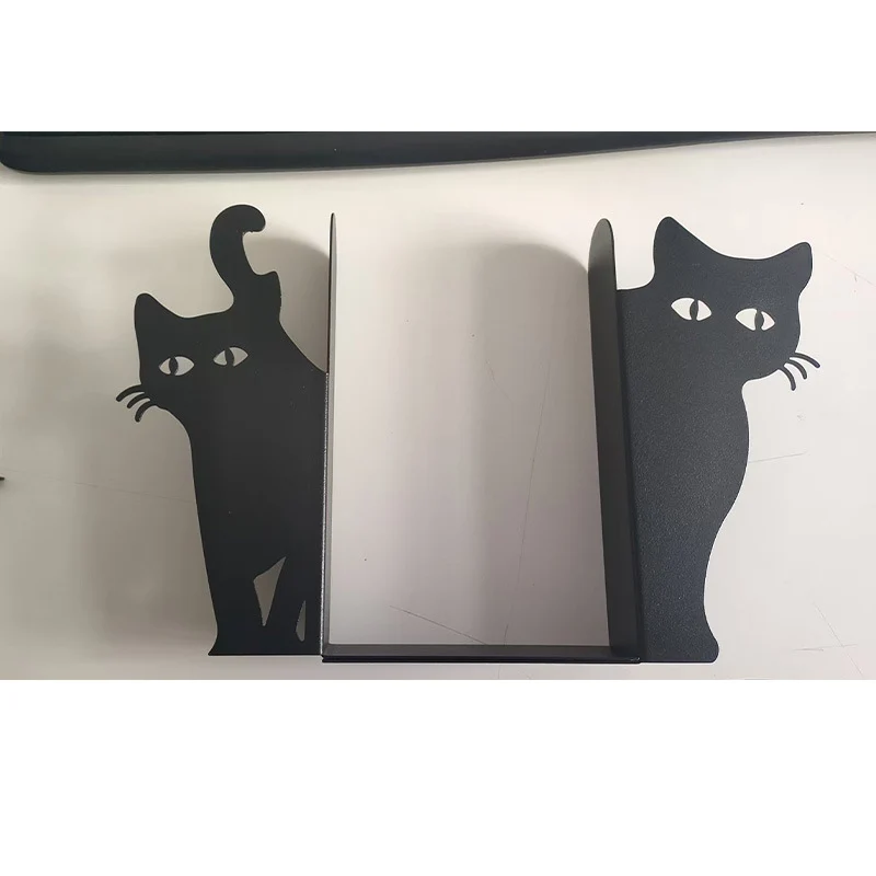 Katzenförmiges Buchstützen-Set