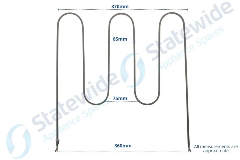 CHEF/SIMPSON/Westinghouse Oven Grill Element (2200W)-Genuine