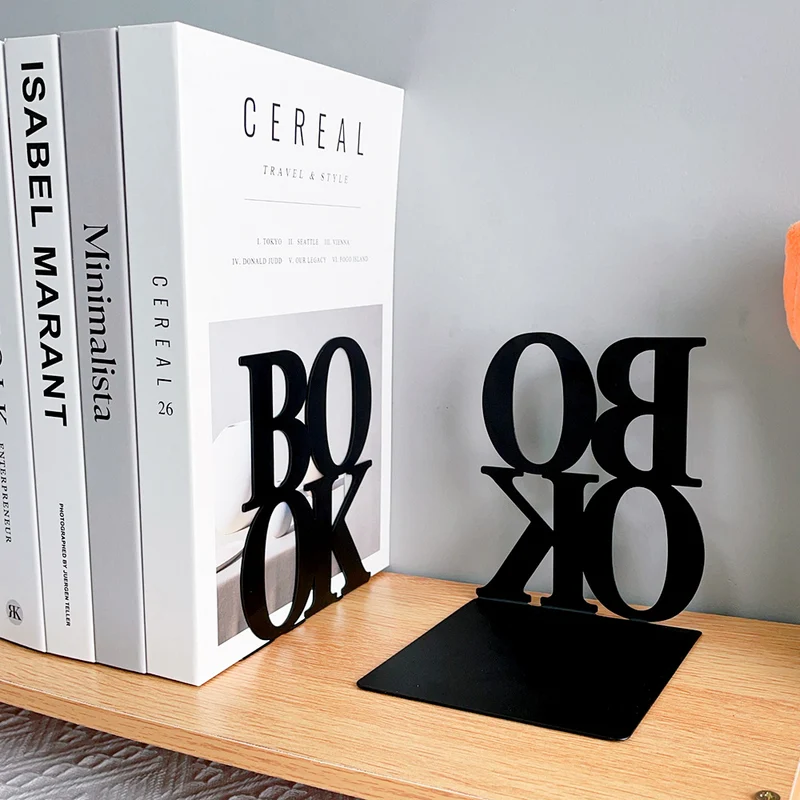 Stylisches Buchstützen-Set