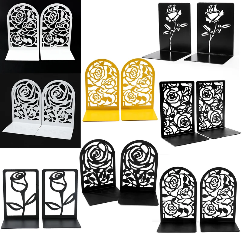 Blumenmuster Dekorative Buchstützen
