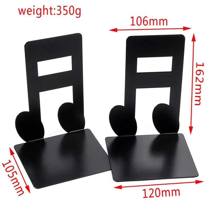 Dekorative Noten-Bücherstützen