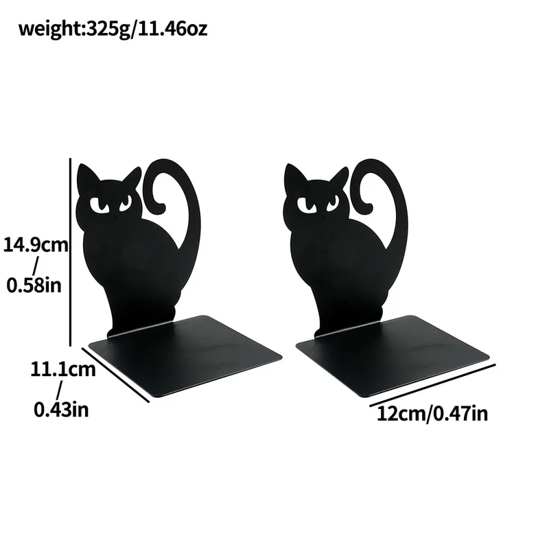Dekorative Katzenbuchstützen