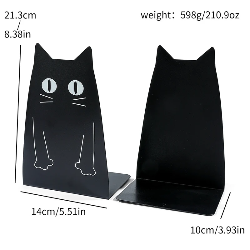 Dekorative Katzenbuchstützen