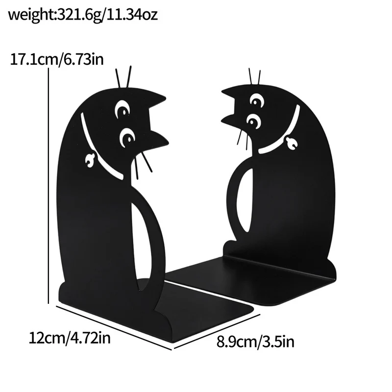 Dekorative Katzenbuchstützen