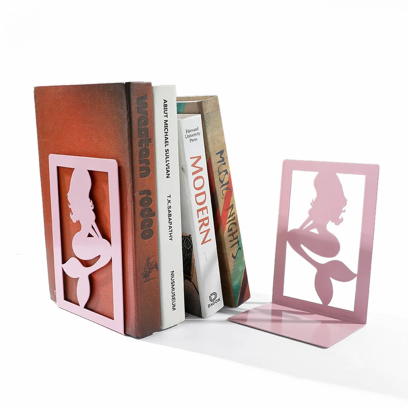 Künstlerische von Meerjungfrauen inspirierte Buchstützen