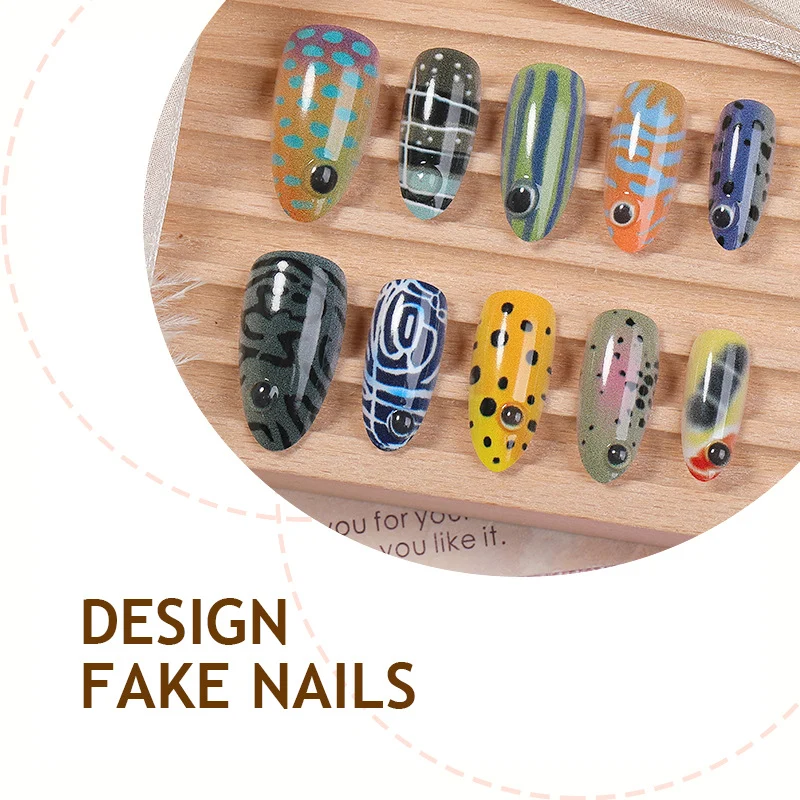 Kunstnagelset mit maritimen Fischdesign Karnz