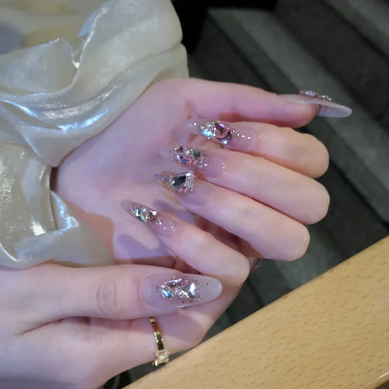 Acrylic Stiletto Press-On Nägel Karnz