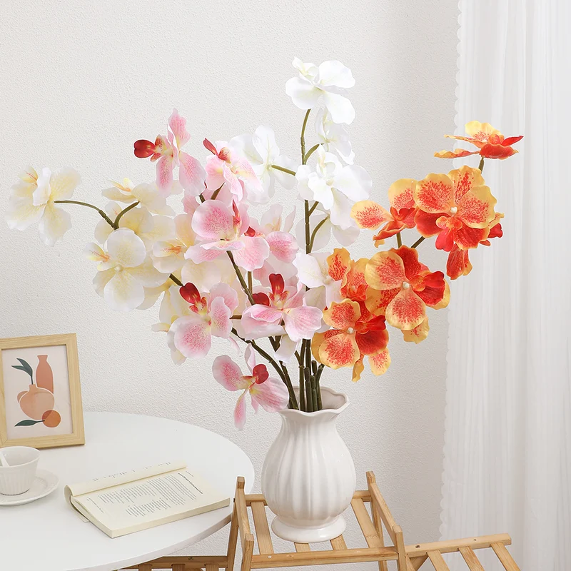 Künstlicher Orchideenstrauß mit realistischen Details Karnz