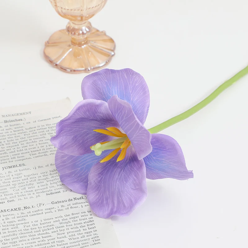 Künstlicher Orchideenblütenzweig mit detailreichen Blüten Karnz