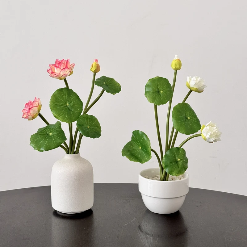 Künstlicher Lotusblumenstrauß Karnz