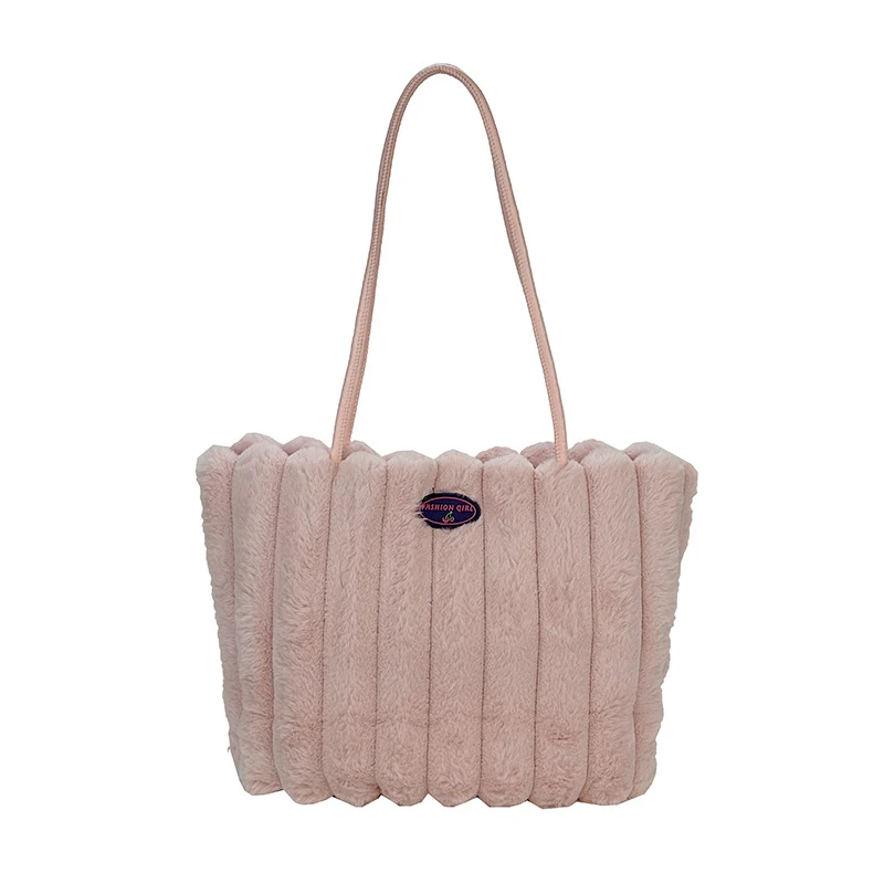 Plüsch-texturiertes Tote Bag
