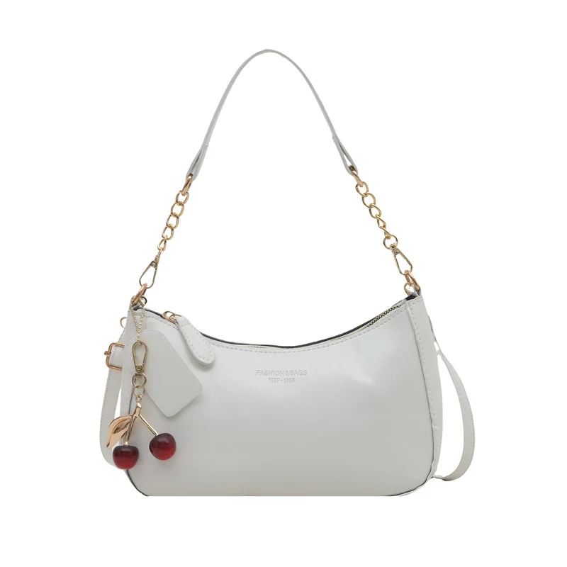 Glänzende lackierte Leder Crossbody-Handtasche