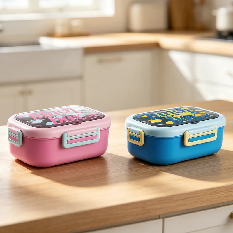 Verspielte Dual-Compartment Lunchbox