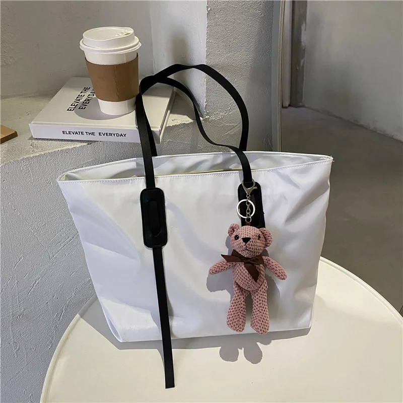 Charmantes Plüschbär Schlüsselanhänger Tote Bag