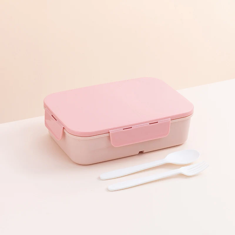 Mehrschichtige Bento-Lunchbox mit Besteck
