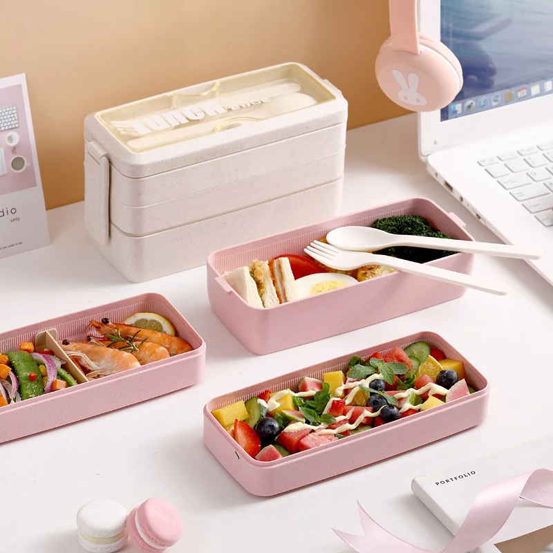 Umweltfreundliche Mehrschichtige Lunchbox