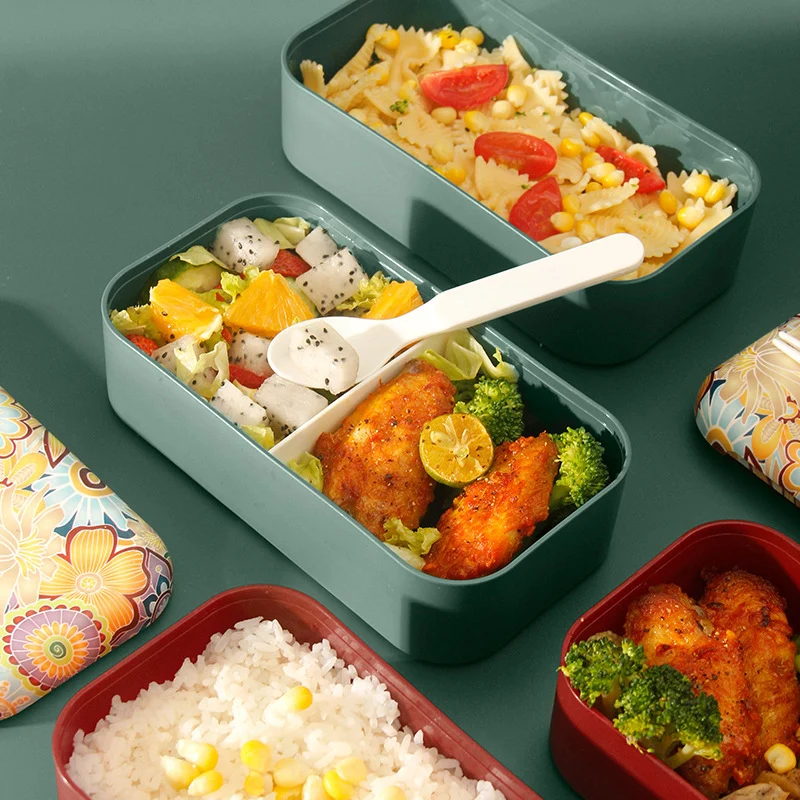 Umweltfreundliche Doppelschicht Lunchbox