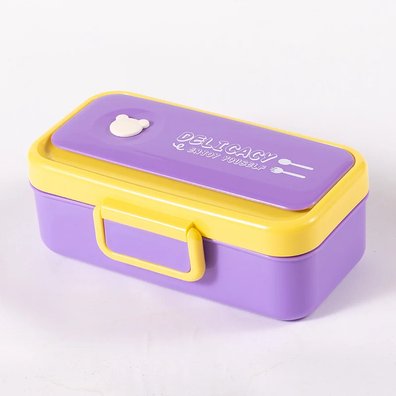 Dual-Compartment Bento Lunch Box