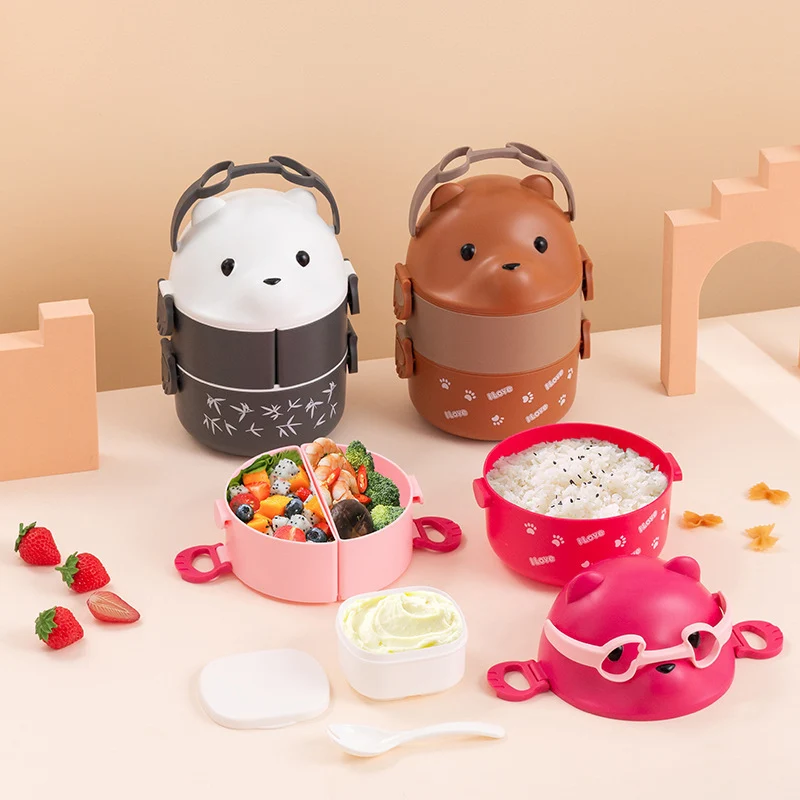 Niedliche Bären-Themen Bento Lunchbox