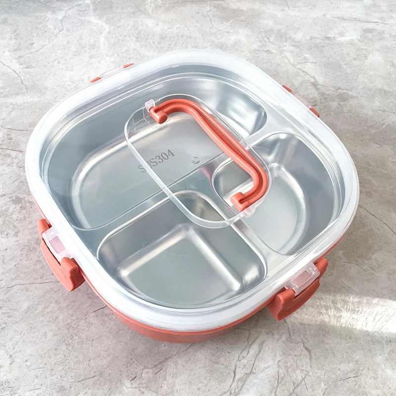 Vielseitige Multi-Compartment Lebensmittellagerbehälter
