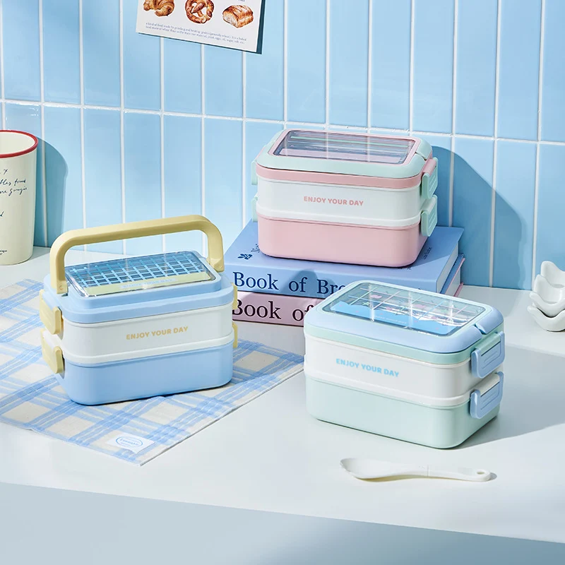 Vielseitiges Multi-Compartment Lebensmittelaufbewahrung Container Set