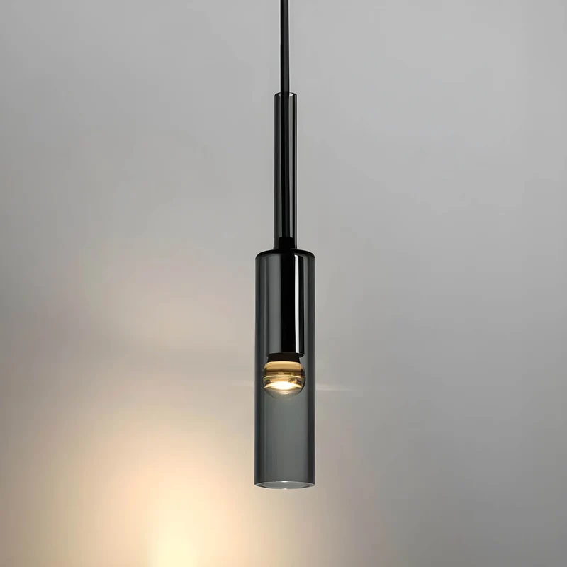 Pendantlicht aus rauchigem Glas – Elegantes Design mit funkelnden Lichteffekten | Perfekt für das Wohnzimmer | Karnz