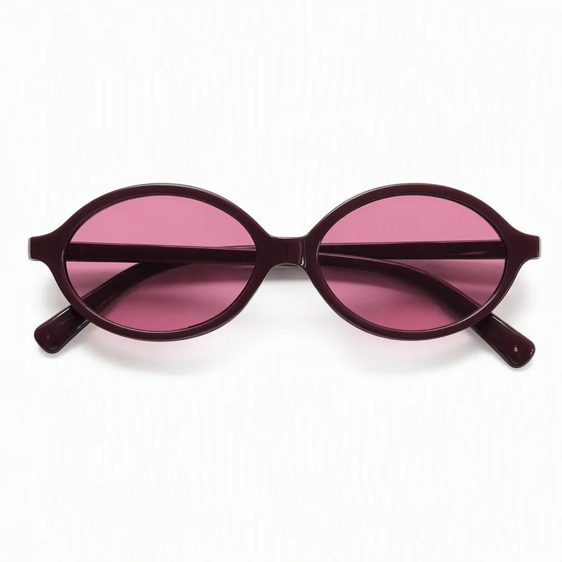 Vintage Ovalrahmen Sonnenbrille Karnz