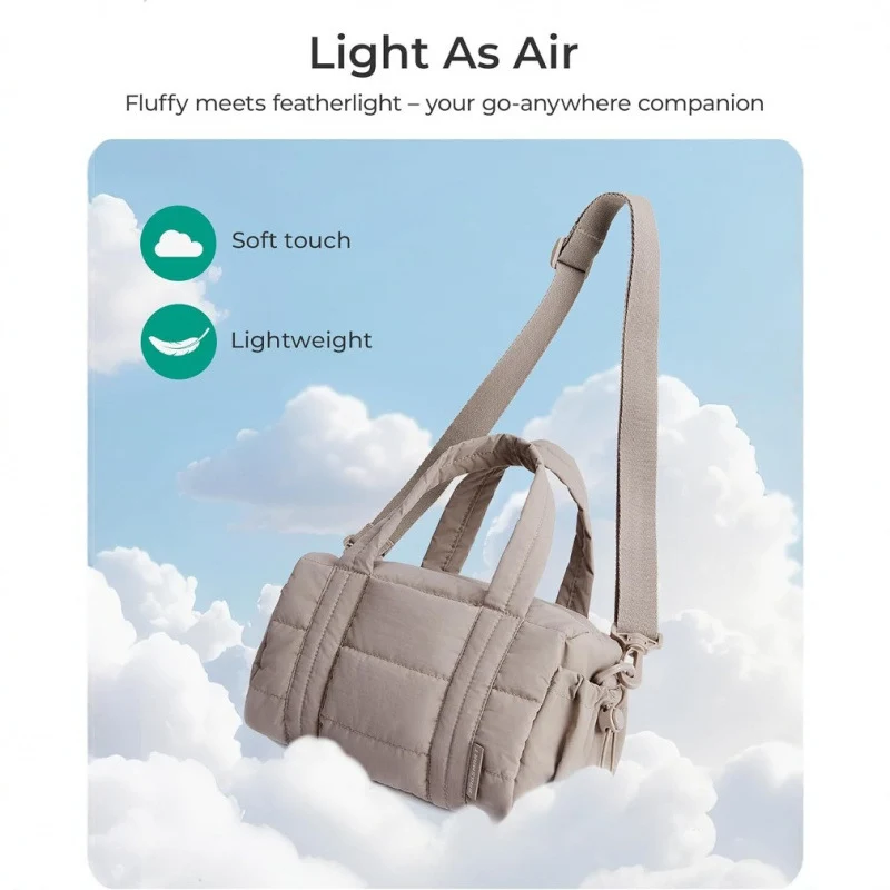 Geräumige Gepolsterte Wochenend-Handtasche Karnz