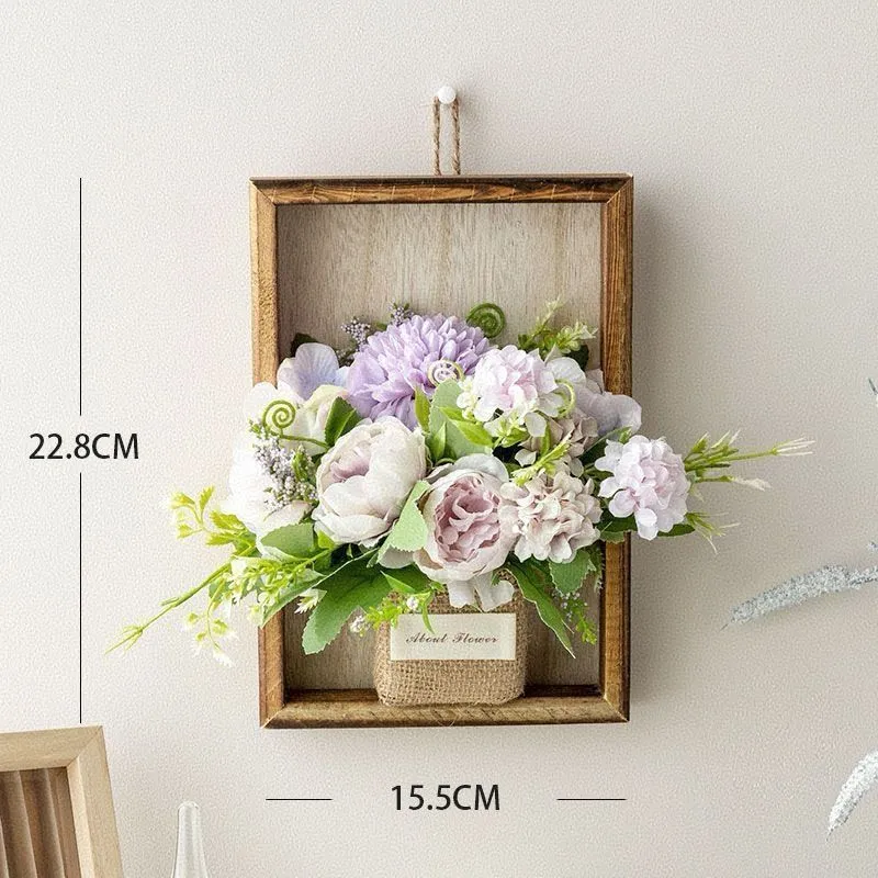 Dekorative Wandmontierte Blumenarrangements