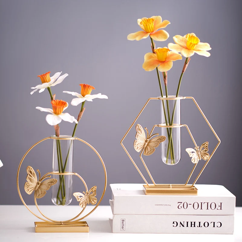 Geometrische Schmetterlings-Dekor-Vasenhalter