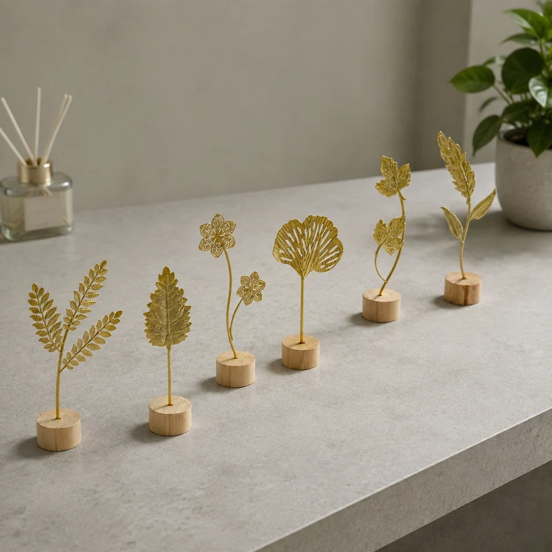 Florale Skulptur Dekor