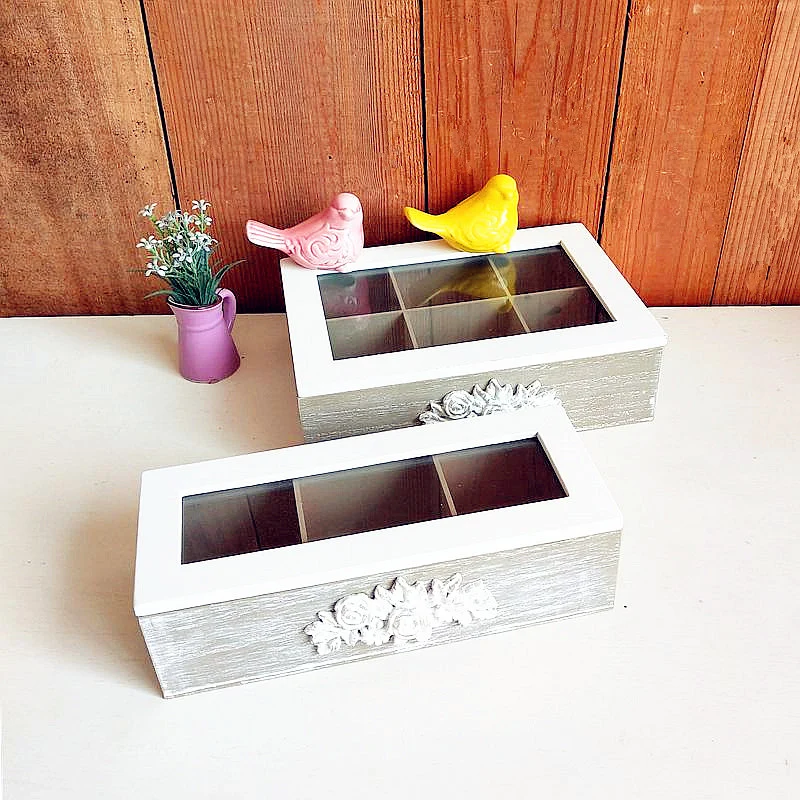 Dekorative Holzaufbewahrungsbox