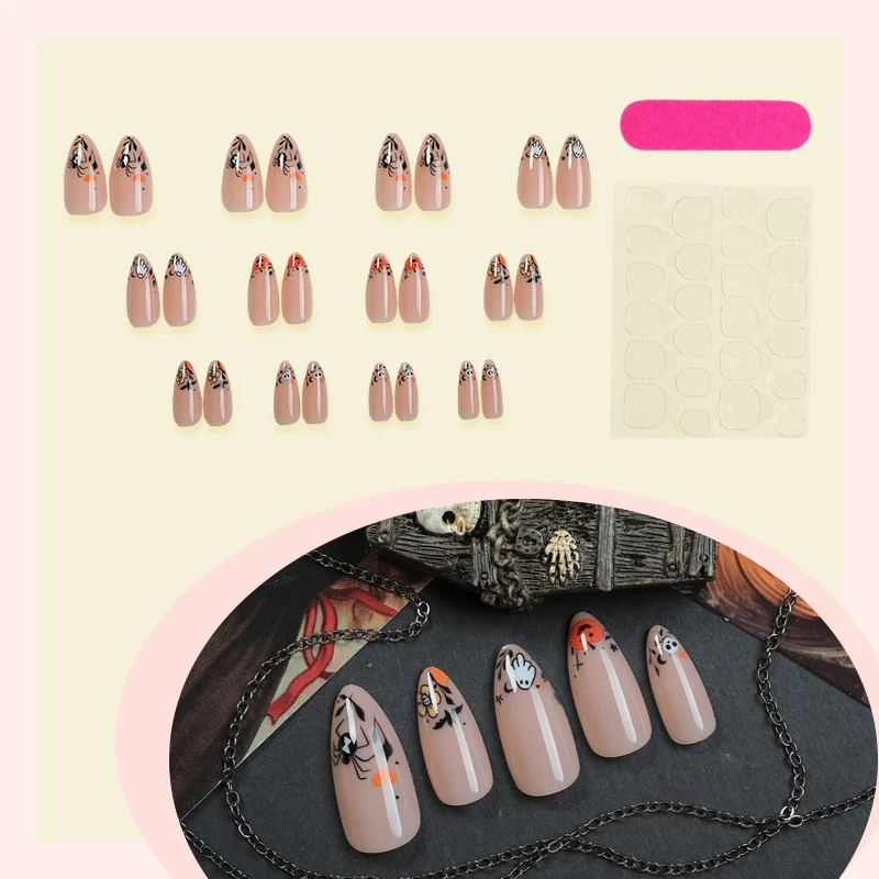 Kunstnagelset mit kreativen Tiermotiven und Glitzereffekten Karnz