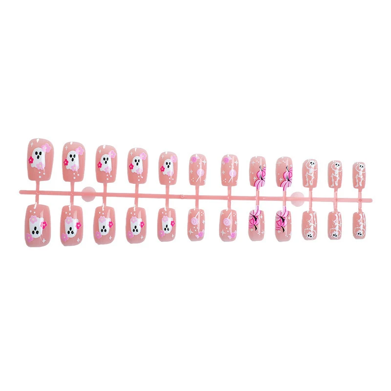 Kunstnagelset mit kreativen Tier- und Blumendesigns Karnz