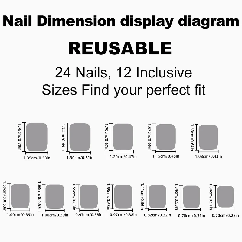 Kunstnagelset mit hochwertigem, flexiblem Design Karnz