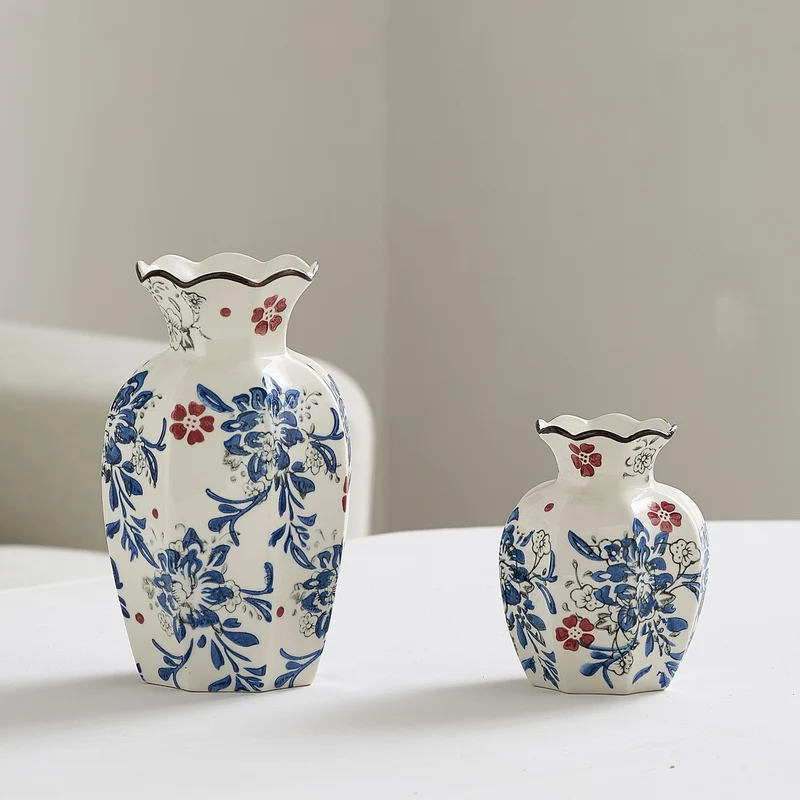 Elegante Keramik Blumenvase Karnz