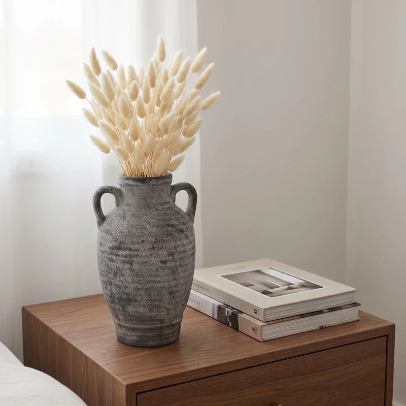 Stilvolle Terrakotta Vase Karnz