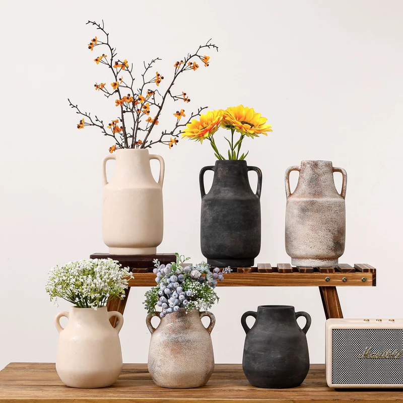 Elegante Keramikblumenvase Karnz