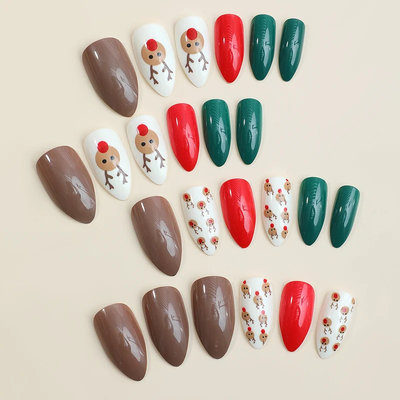 Kunstnagelset mit festlichen Weihnachtsmotiven Karnz 1789119049