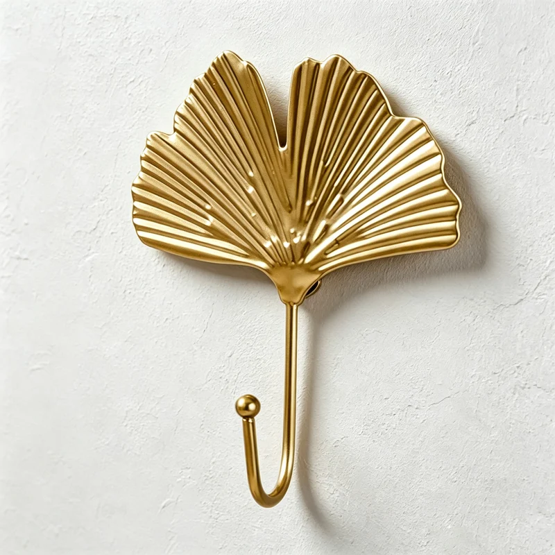 Wandhaken in Blattform Karnz
