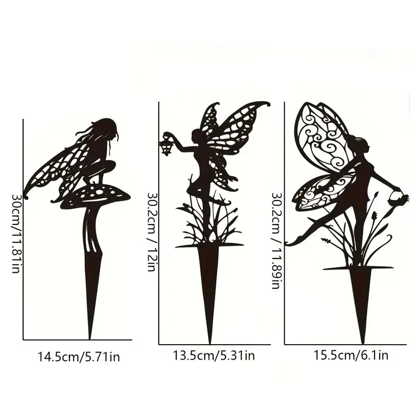 Gartenstecker mit Feenmotiv Karnz