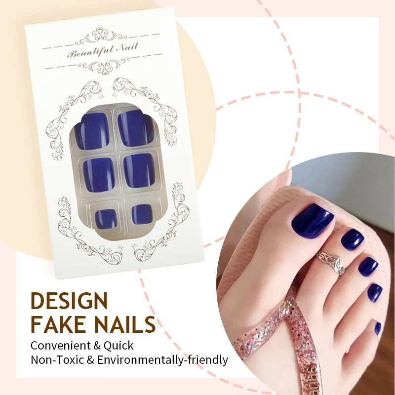 Kunstnagelset mit eleganter, glänzender Oberfläche Karnz