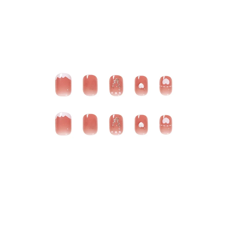 Kreative Gel-Nagelkunst mit glänzenden Akzenten Karnz