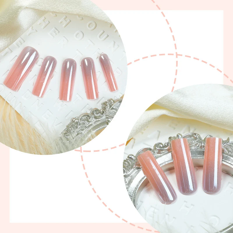 Kunstnagelset mit elegantem Farbverlauf Karnz