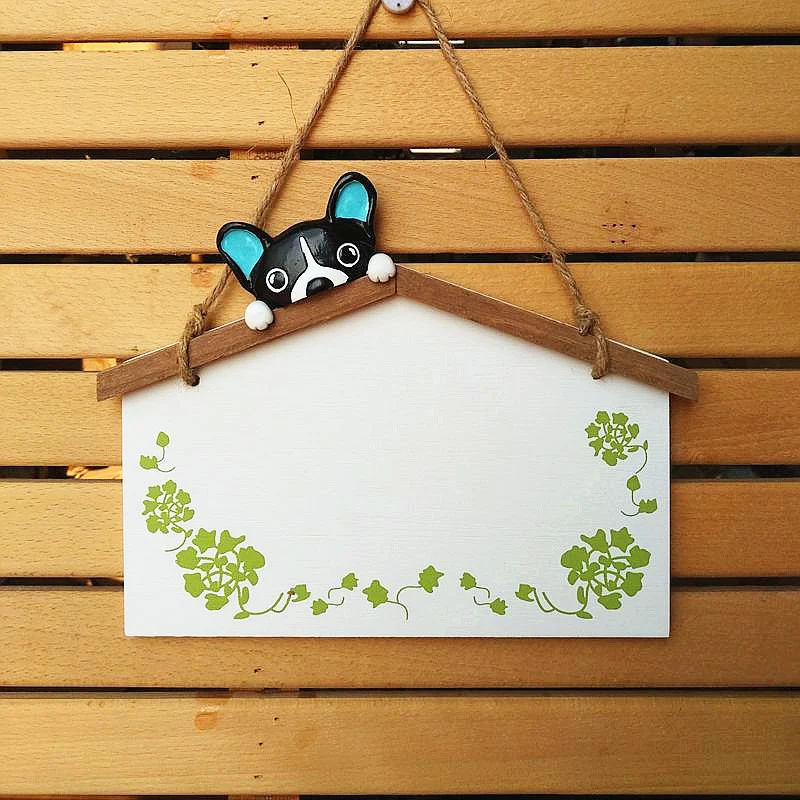 Dekoratives Hundethema Wandhängeschild