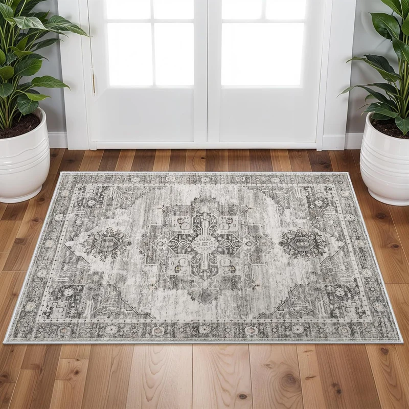 Vintage-inspirierter Boho-Teppich
