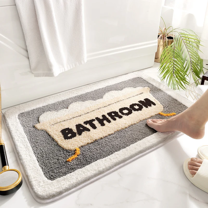 Plüsch Katze Thema Badezimmermatte